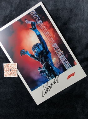 Singapore 大奖赛 乔治拉塞尔 George Russell F1 亲笔签名照片