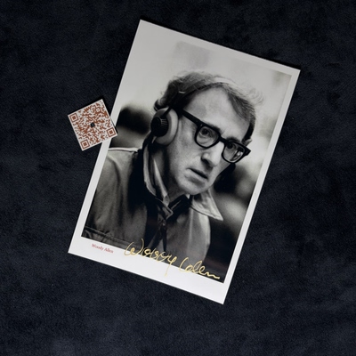 Woody Allen 伍迪艾伦 亲笔签名照片
