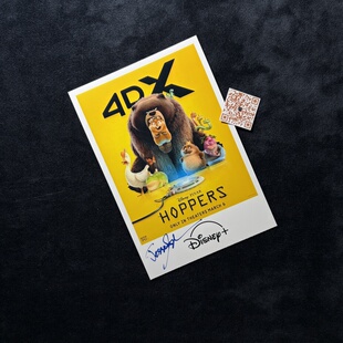 河狸变身计划 Hoppers 杰西 安德鲁斯 Jesse Andrews 亲笔签名照