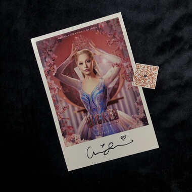 魔法坏女巫2Wicked For Good爱莉安娜格兰德Ariana Grande 亲签照