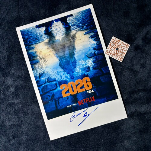 亚森罗宾第四季 Lupin奥玛希Omar Sy亲笔签名照片