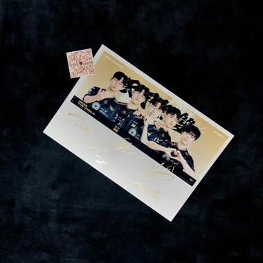 worlds2025 T1 英雄联盟DORAN ONER KERIA FAKER DUMAYUSI 亲签照