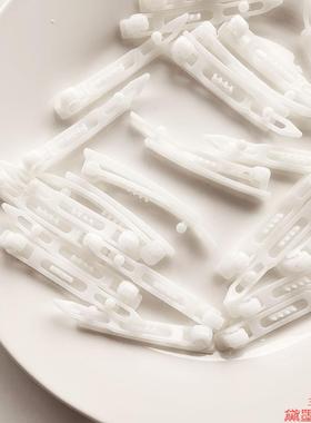 优惠约克夏碎发夹青蛙夹白色子手工材料塑料韩国饰品宝宝基础