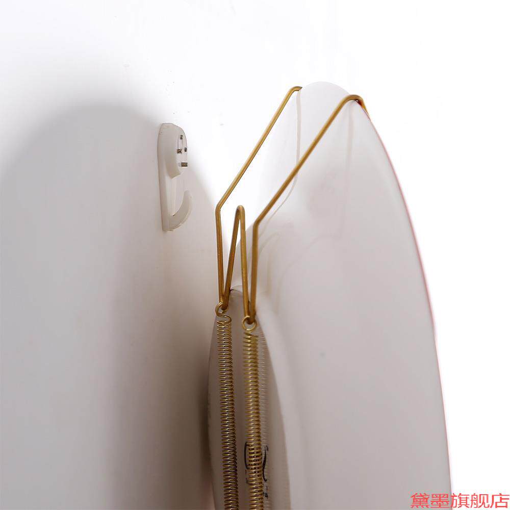挂钩用弹簧配装饰墙面金属型无痕钉挂盘隐形w陶瓷盘配用w陶瓷盘