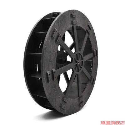 小家用假山风水轮水循环室内鱼缸水车小摆件转轮流水风车造景