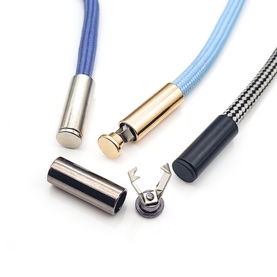 可拆卸金属夹帽子绳头扣扣配件吊钟卫衣卡扣抽绳裤子吊坠帽绳高档