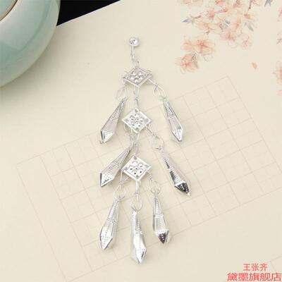 配饰件假diy铝片芝麻铃银泡银色苗银片古风品苗女一台