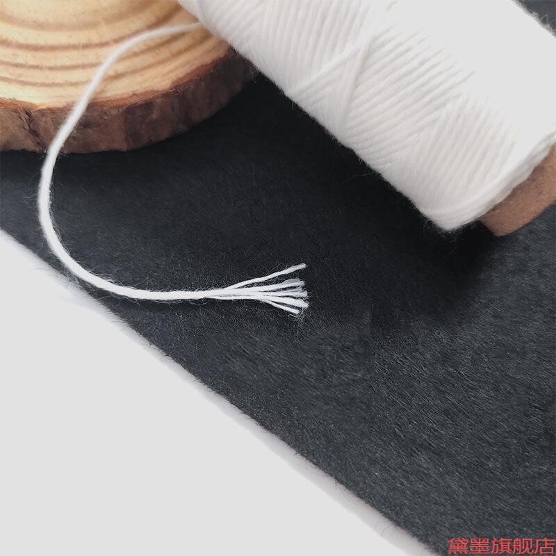 盖瓶腊肠白色绑线细绳用棉线扁蜡线包粽子吊牛皮绳线绳蜡包线手工