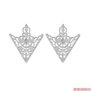 嘻哈皇冠服饰胸针创意镂空领针领扣衣领夹配饰古金色配件金属