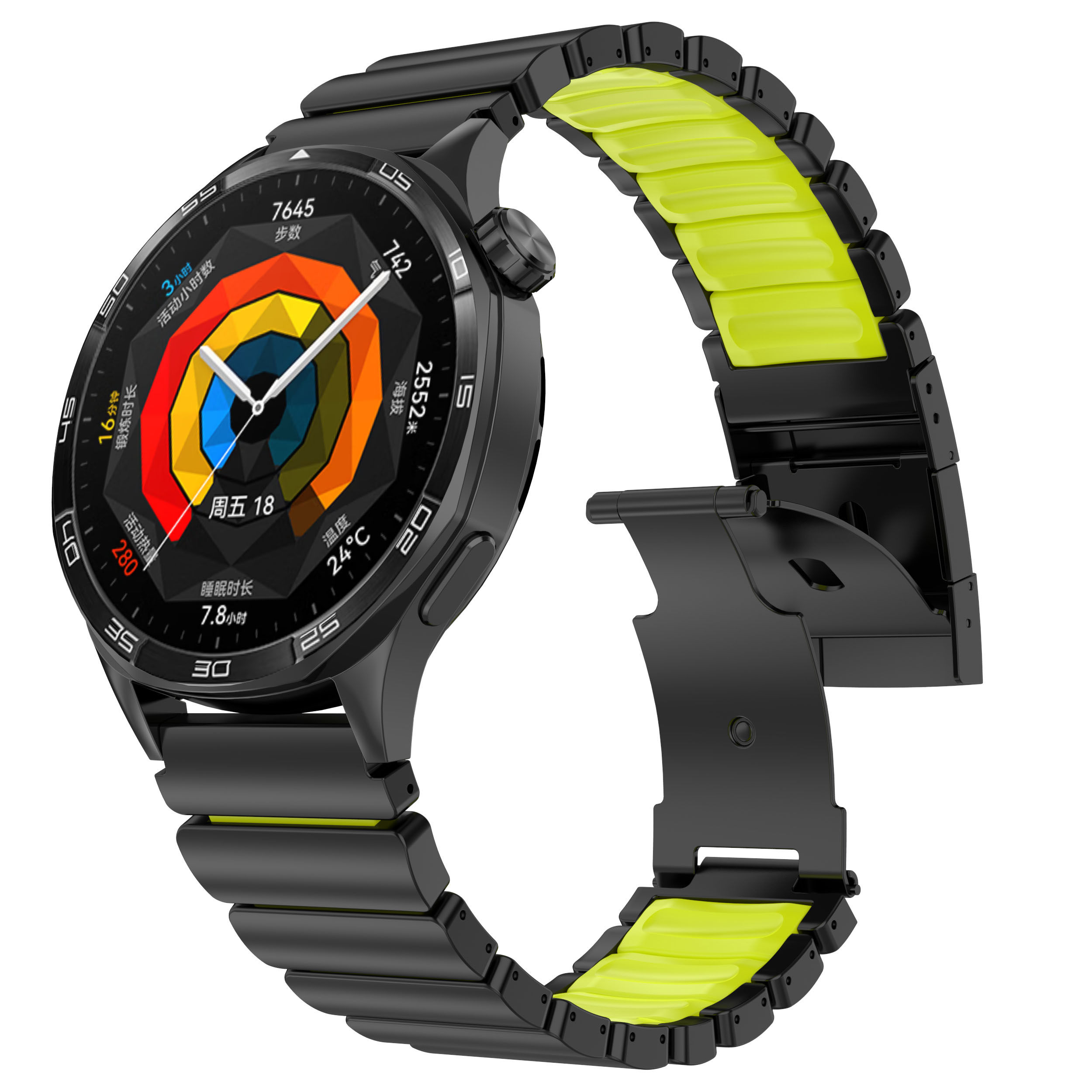 适用佳明Garmin255全钛硅胶手表带245/265M智能腕表飞耐时Forerunner970/570快拆Venu4/3/Vivomove4钛合金属