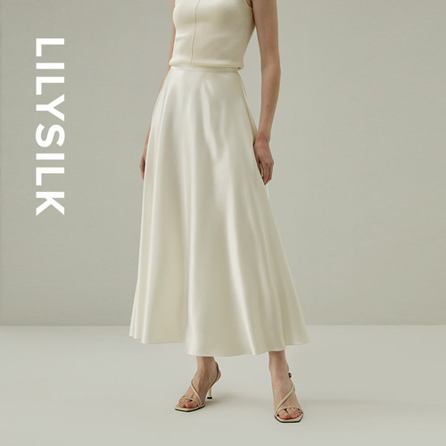 A字半身裙LILYSILK莉莉秀客