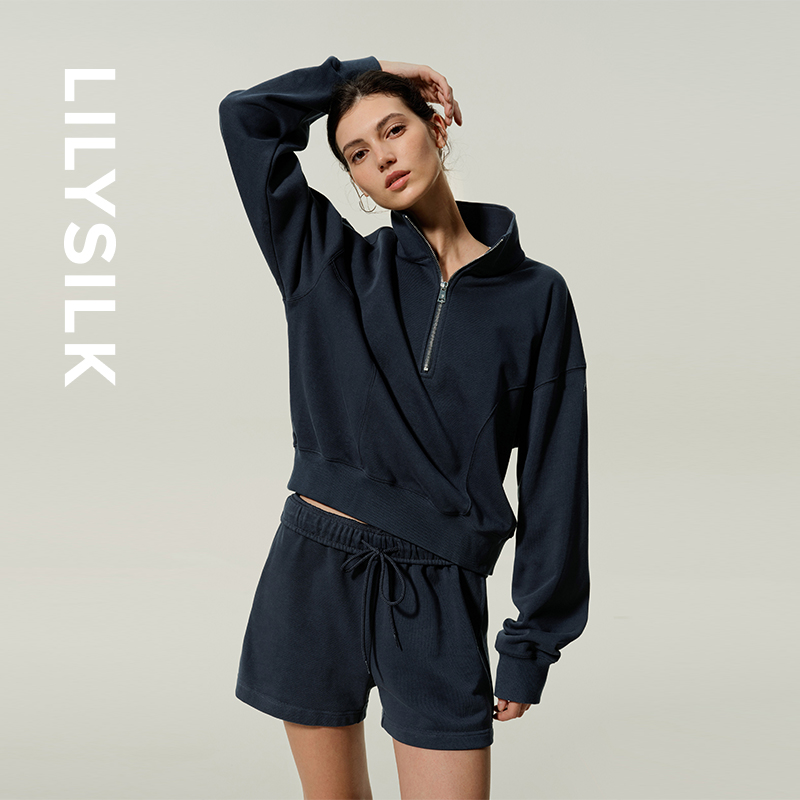 立领休闲卫衣莉莉秀客