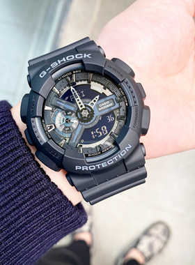 卡西欧G-SHOCK GA-110-1B黑武士110GB/RG/SKE/MMC/LS-1A/1A1/1B表