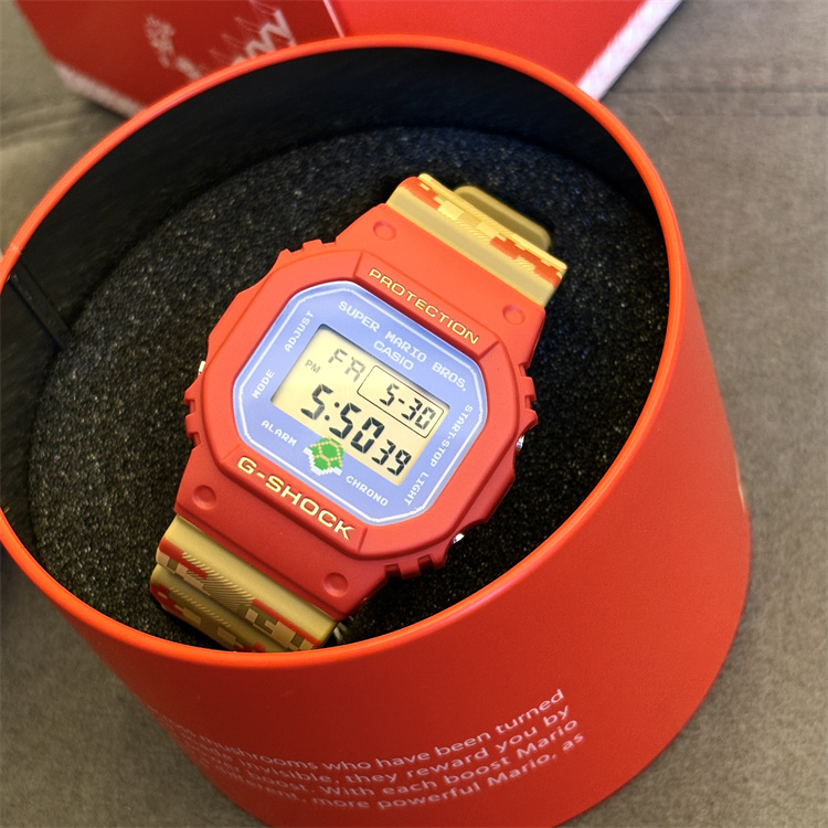 卡西欧超级玛丽方块手表