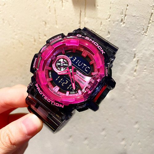 casio卡西欧透明运动表盘