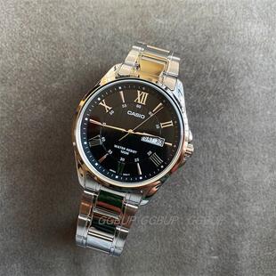 1384D 7A罗马刻度 手表防水石英MTP 卡西欧CASIO商务休闲男士