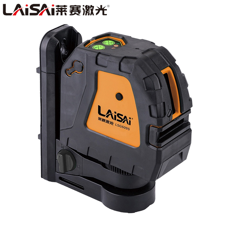 莱赛LSG609S自动安平激光水平仪带磁铁防摔2线红外绿光可打斜线仪