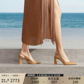 Patricia 女72335 凉鞋 帕翠亚西班牙原产2024春夏尖头高跟鞋 空鞋
