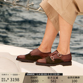 Patricia 女83901 真皮单鞋 帕翠亚西班牙原产秋冬经典 撞色孟克鞋