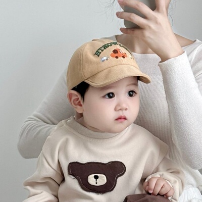 婴儿帽子秋冬2025新款可爱
