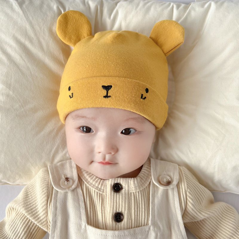 婴幼儿胎帽可爱超萌6囟门帽