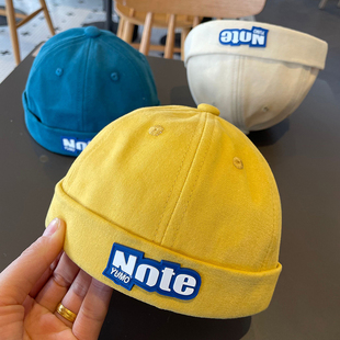 韩版儿童帽子春夏季薄款遮阳防晒地主帽宝宝太阳帽秋男女童瓜皮帽