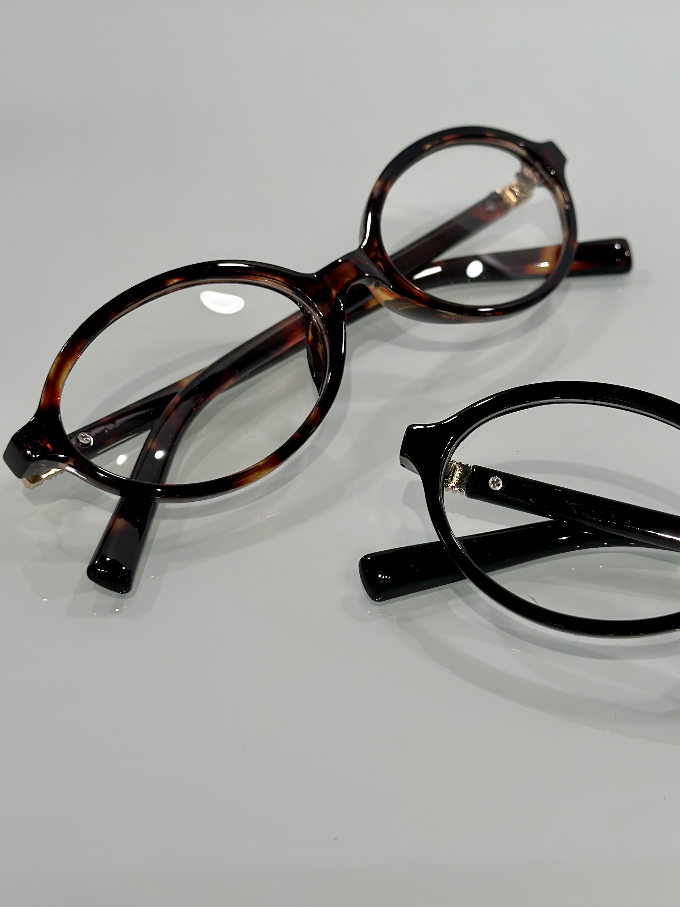 复古玳瑁色书呆子眼镜框豹纹椭圆