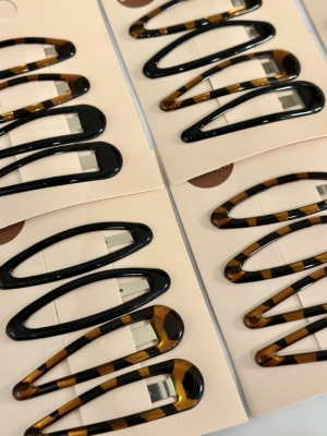 基础复古豹纹玳瑁色发夹