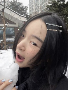 vogueess自制韩代同款 inodore小仙女一字边夹刘海发气质配饰时髦