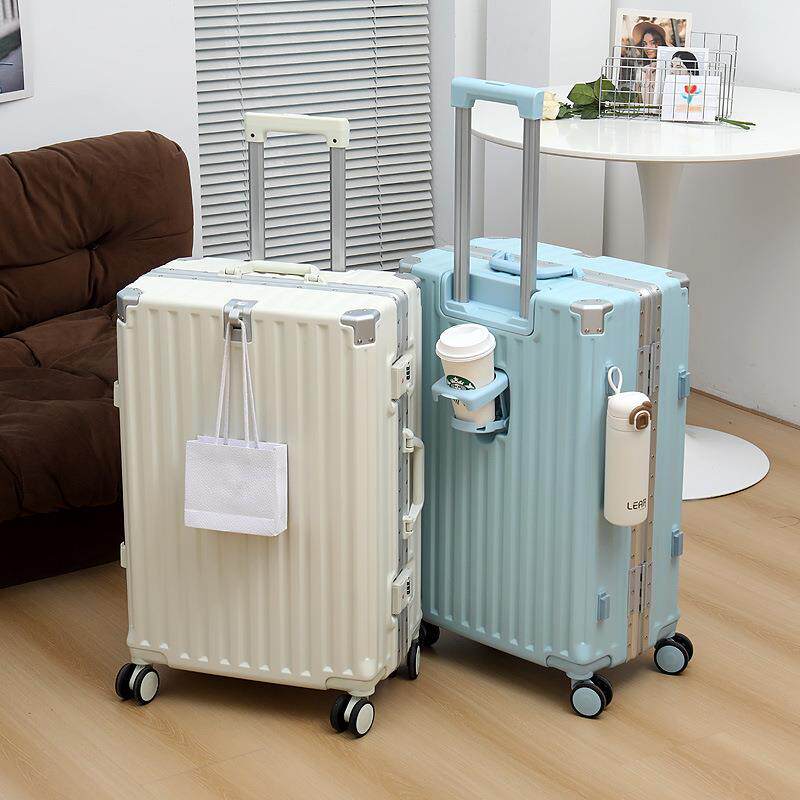 行李箱拉杆箱22寸多功能男铝框可充电大容量旅行20寸登机密码皮箱