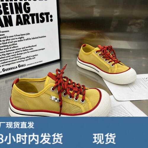 网红夏季潮流女鞋单鞋子软底底平底时尚休闲百搭小白鞋低帮网面鞋