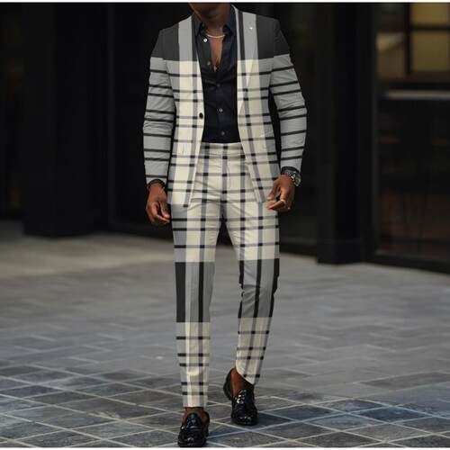Trendy Fashion Small Suit for Men Spring and Autumn
