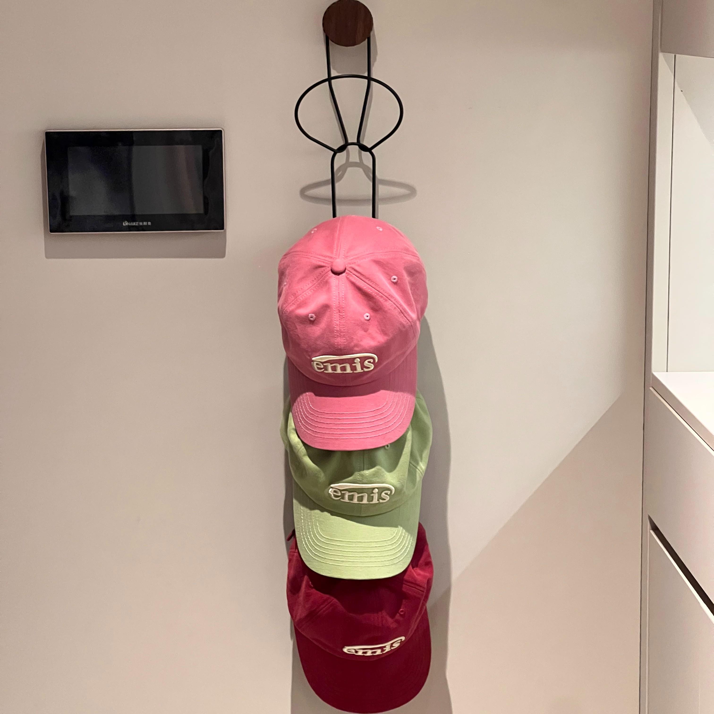 胡桃木吸盘帽子挂钩收纳神器免打孔围巾帽子置物架门后包包挂钩