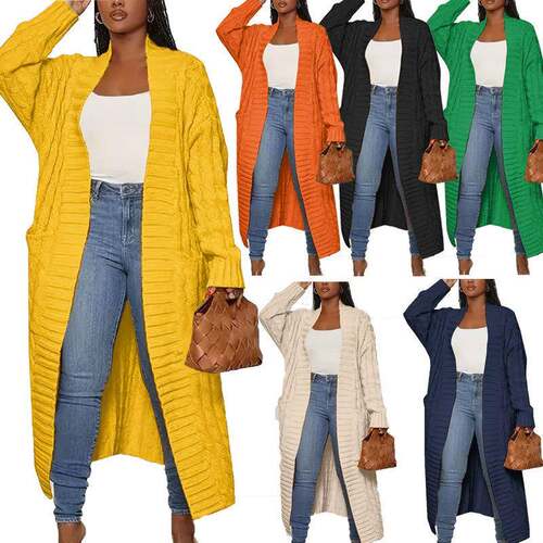 Women's Solid Color Textured Drop Shoulder Pocket Longline
