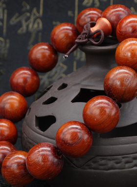 手串猫眼紫檀佛珠