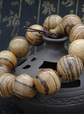 越南天然佛珠情侣男女款沉香手串