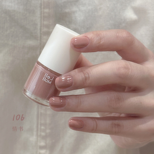 裸色指甲油2025夏天新款 脚趾免烤快干持久奶茶色通勤百搭温柔显白