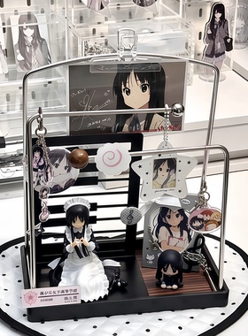 高颜值吃谷好物收纳架ins风迷你吧唧立牌展示架桌面简约首饰摆件