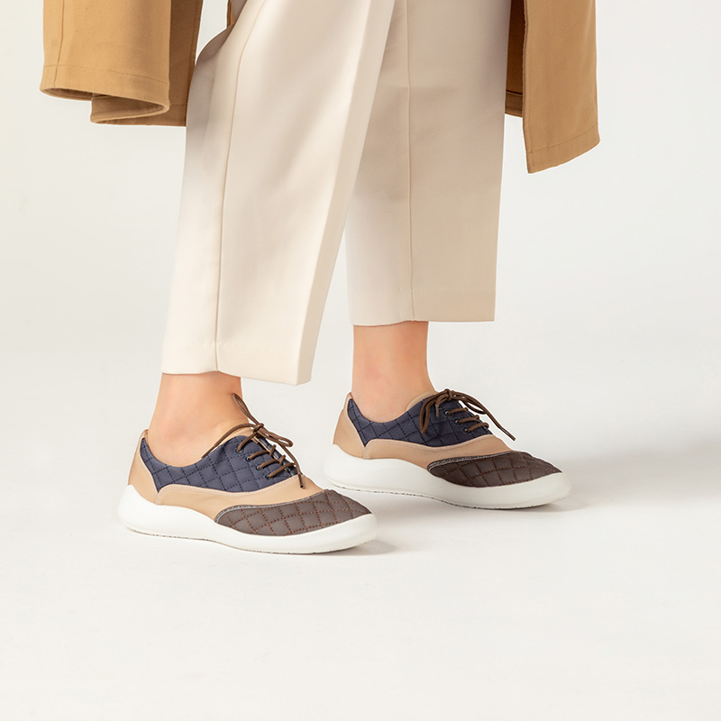 ILR因爱乐诗超轻复古牛津鞋平底杏仁头时尚休闲透气舒适软底女鞋