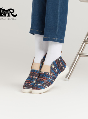 ILR因爱乐诗极简风时尚百搭休闲鞋女轻便通勤软底舒适一脚蹬单鞋