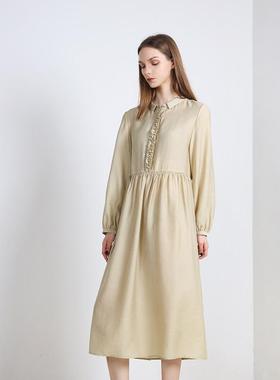 Jane express/简表达25春季新款连衣裙优雅气质显瘦文艺CLY51004