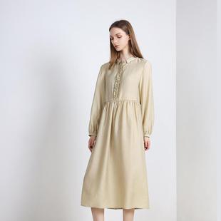 新款 简表达25春季 连衣裙优雅气质显瘦文艺CLY51004 express Jane