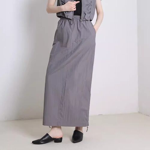 裙子女夏休闲通勤防晒半身裙直筒