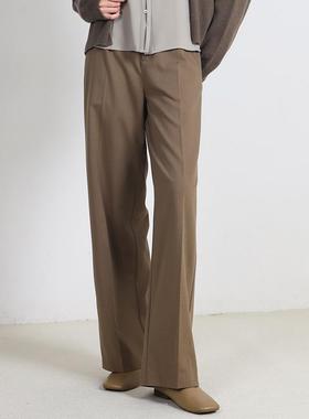 Janeexpress/简表达25年春季女士新款直筒裤阔腿裤西裤CKZ51002