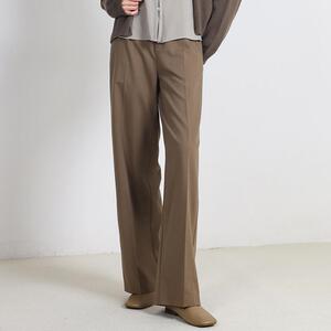 Janeexpress/简表达女士修身休闲直筒裤通勤阔腿西裤裤女CKZ51002