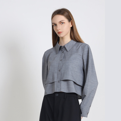 简表达25年春季新款衬衫