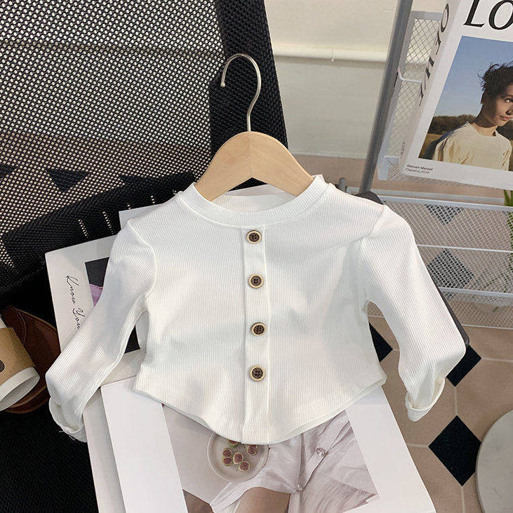 女童打底衫春秋装新款儿童圆领保暖上衣t恤薄款洋气女宝宝长袖T恤,童装/婴儿装/亲子装,T恤,淘宝优惠券,粉丝福利购,淘宝优惠卷