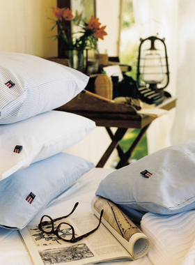 Lexington葡萄牙进口棉密织白色双人床单纯棉单人床笠宿舍家用