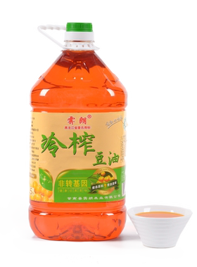 东北大豆油5l高端冷榨礼盒装