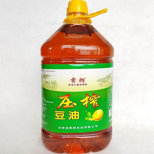 霁朗笨榨大豆油5l东北黑龙江